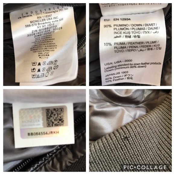 ❌SOLD❌ Moncler Zin Hooded Quilted Down Jacket - Picture 8 of 8